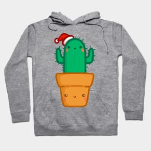 Christmas Cactus - Kawaii Cactus - Cute Cactus Hoodie